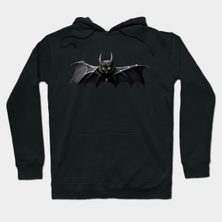 Bat with spider cute Halloween design Hoodie